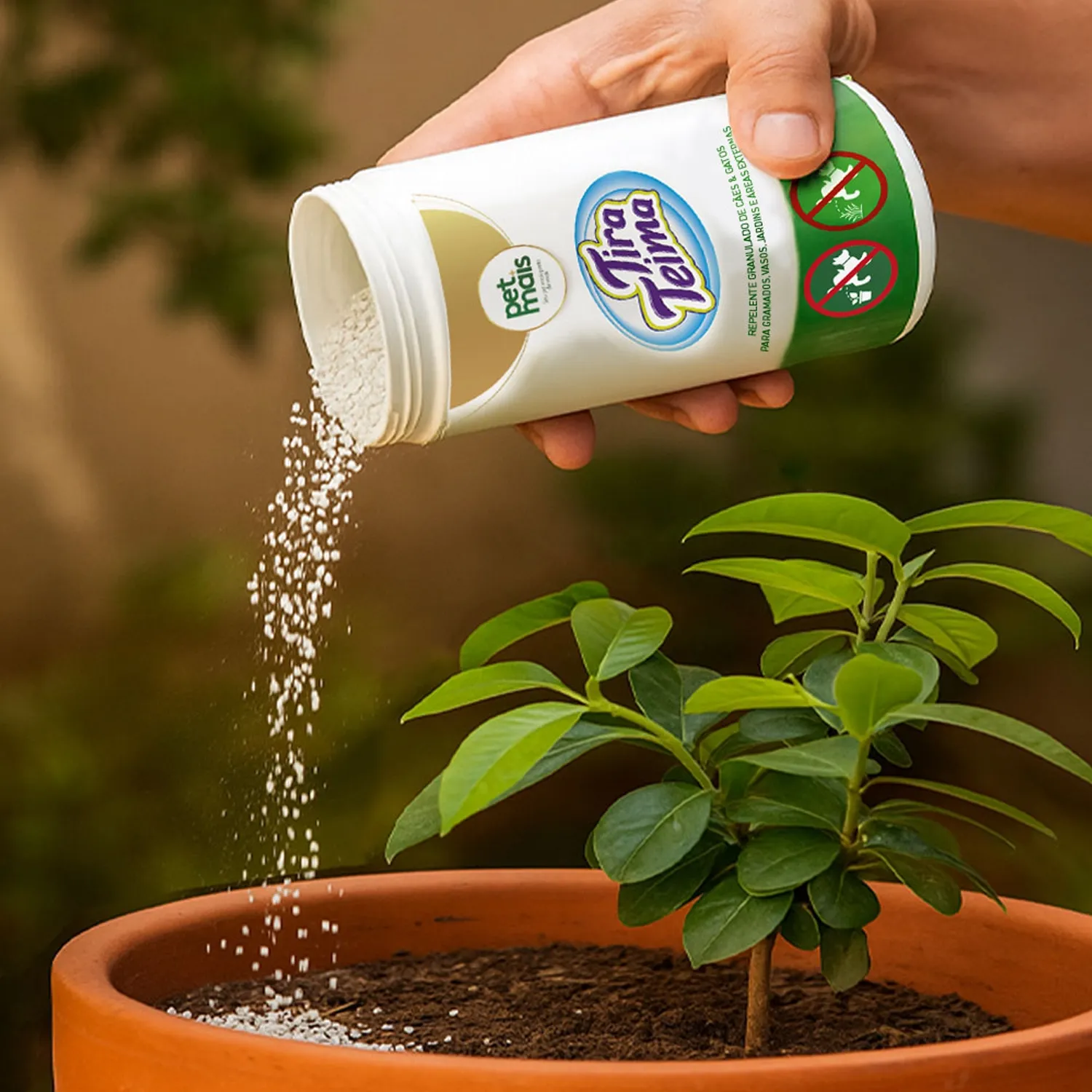 Tira Teima Não Pode Vaso e Jardim Granulado Petmais